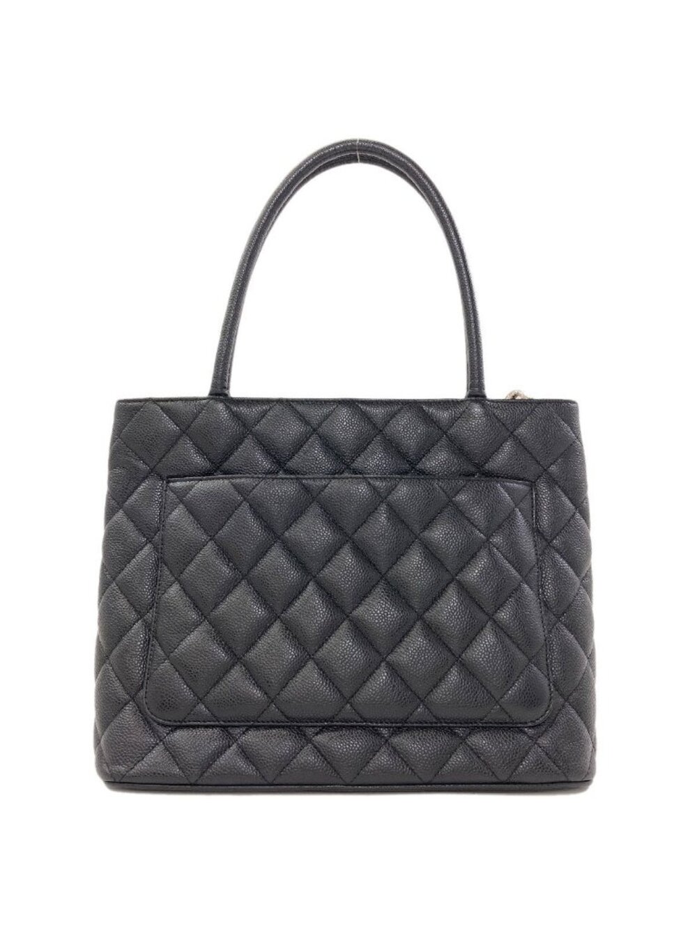 Chanel Reissue Tote Bag Silver Grained Calfskin
